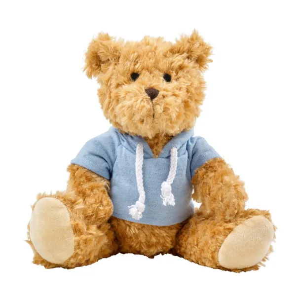  Plush teddy bear Monty light blue