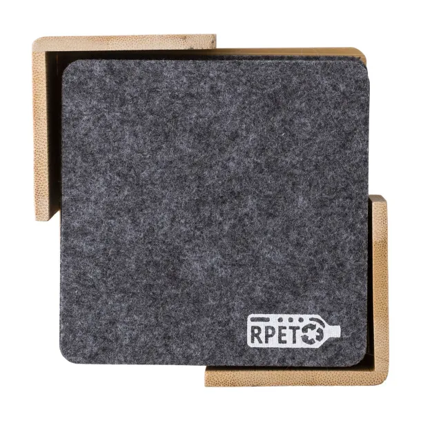 Lawrence rPET felt coaster set 