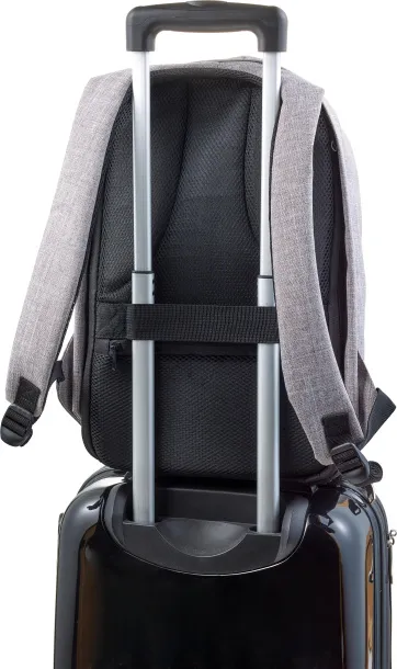 Cruz Polyester (600D) backpack light grey