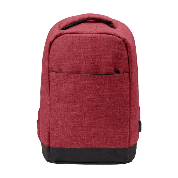 Cruz laptop ruksak od 600D poliestera, 13" burgundy