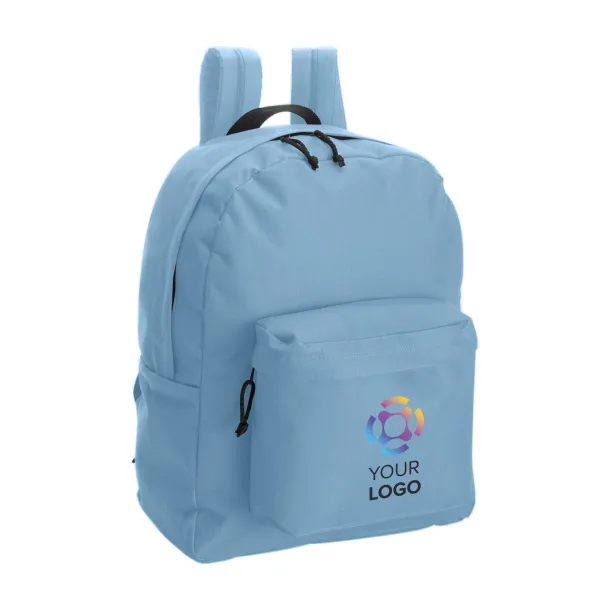  LIVIA Polyester (600D) backpack light blue