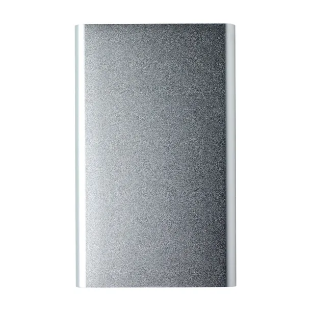 Ezra Aluminijska prijenosna baterija, 4 000 mAh Srebrna
