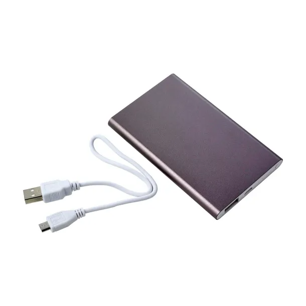 Ezra Aluminijska prijenosna baterija, 4 000 mAh