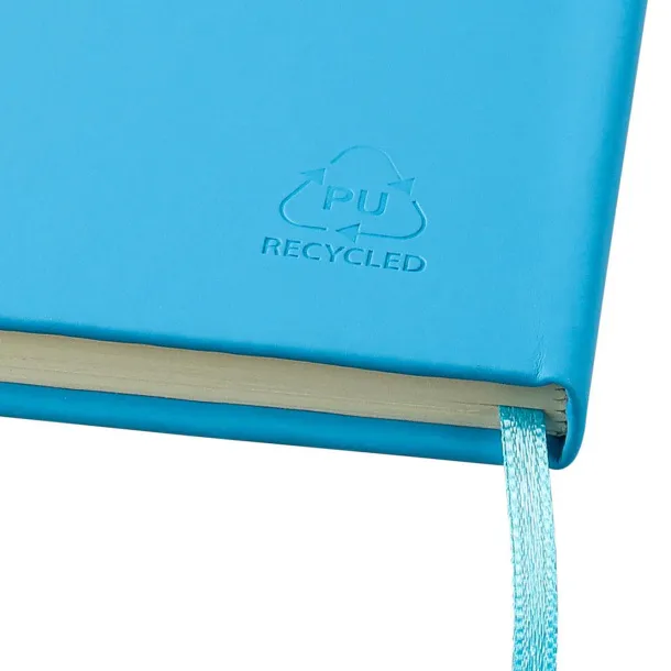 Eva rPET PU notebook (A5) light blue
