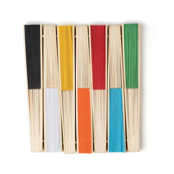 ELIO Bamboo hand held fan Limeta