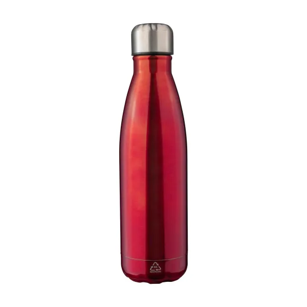 CLIFFORD boca (500 ml) od recikliranog nehrđajućeg čelika s dvostrukom stijenkom Crvena