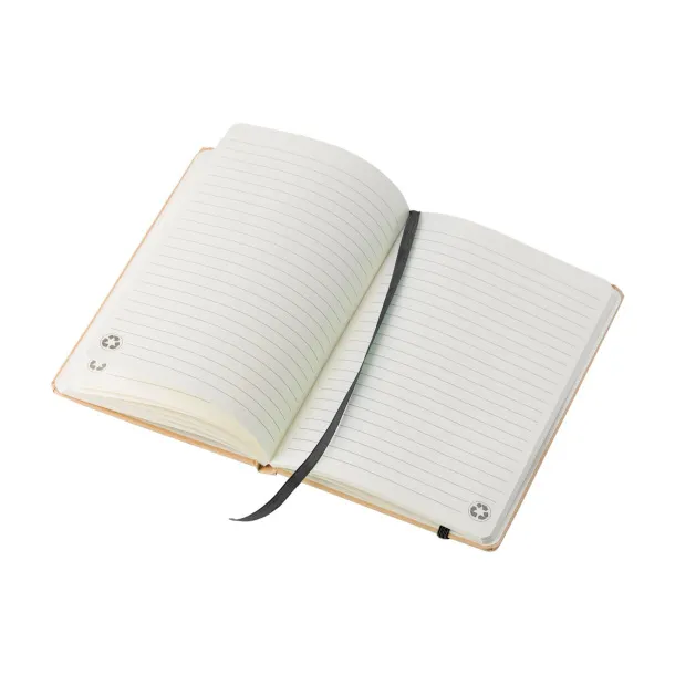 Gianni notes od recikliranog papira, A5 Crna