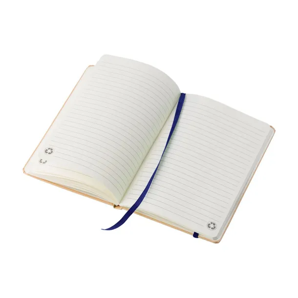 Gianni notes od recikliranog papira, A5 Plava