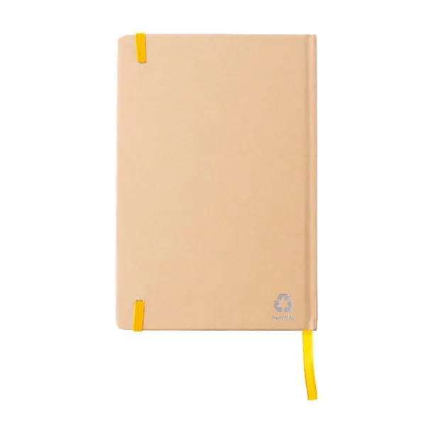 Gianni notes od recikliranog papira, A5 Žuta