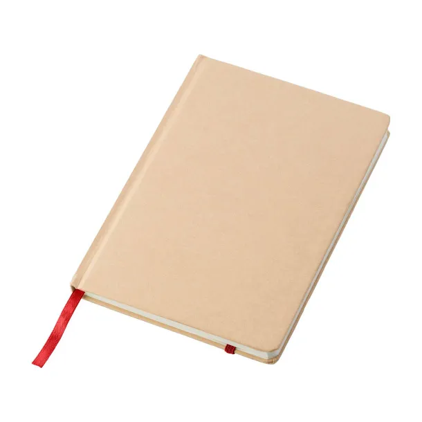 Gianni notes od recikliranog papira, A5 Crvena