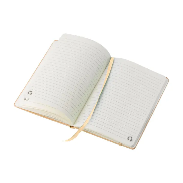 Gianni notes od recikliranog papira, A5 khaki
