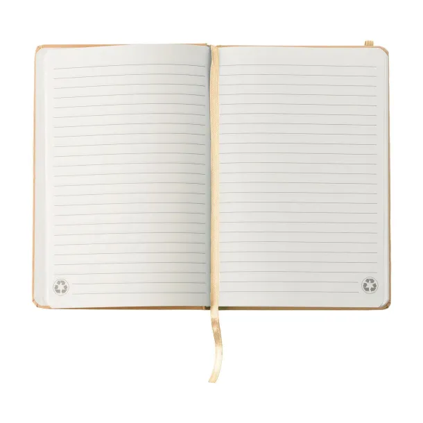 Gianni notes od recikliranog papira, A5 khaki