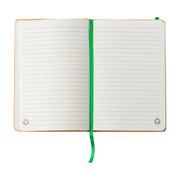 Gianni notes od recikliranog papira, A5 Limeta