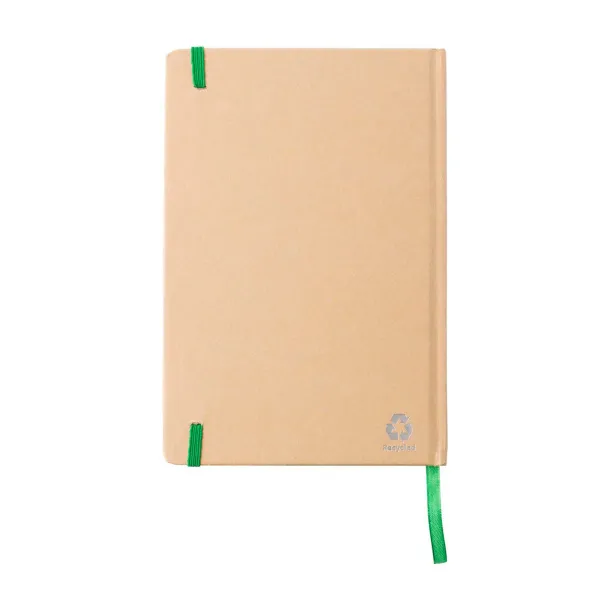 Gianni notes od recikliranog papira, A5 Limeta
