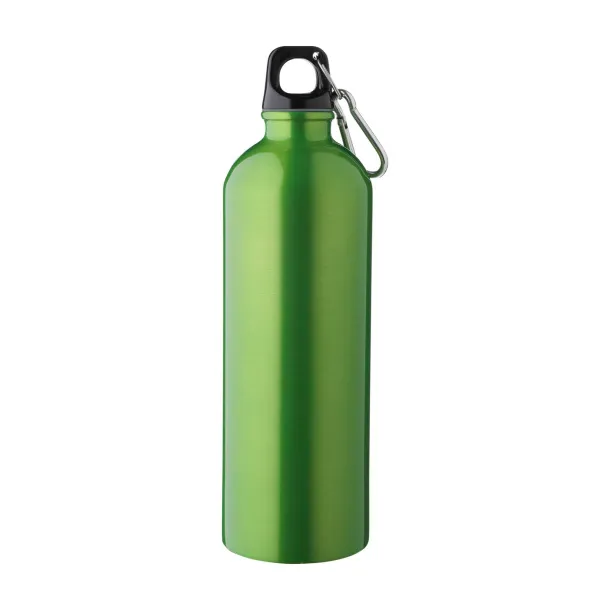 Emeric Recycled stainless steel single walled bottle (750 ml) light green