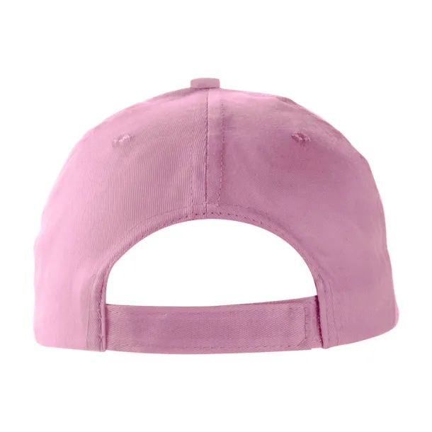 Beau pamučna kapa - 5 panela pink