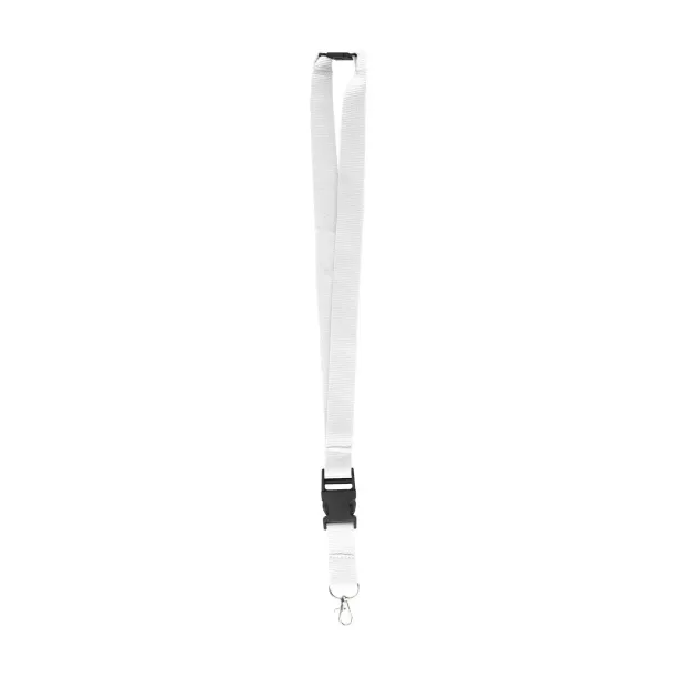  Polyester (300D) lanyard and key holder Bobbi Bijela