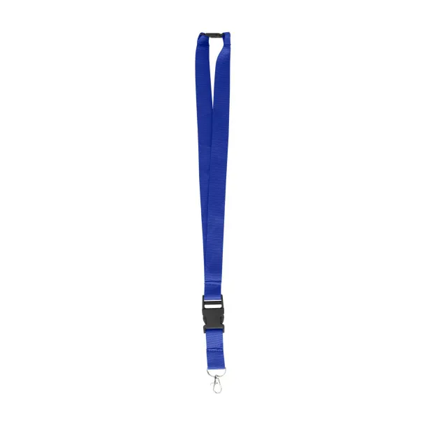  Polyester (300D) lanyard and key holder Bobbi cobalt blue