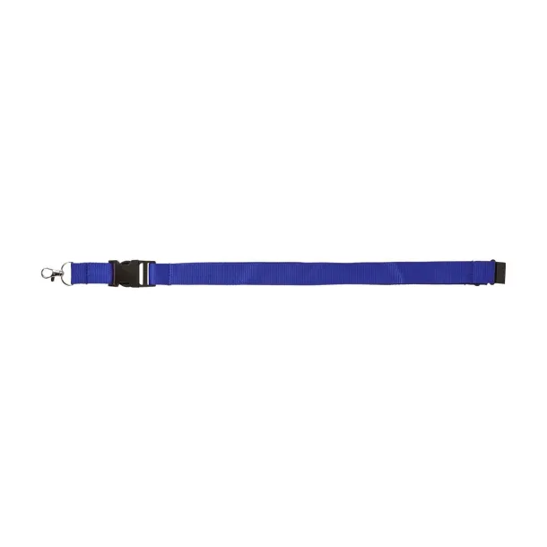  Polyester (300D) lanyard and key holder Bobbi cobalt blue