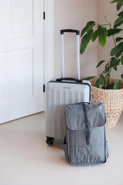 Lyric rPET Polyester (300D) flap backpack Lyric grey