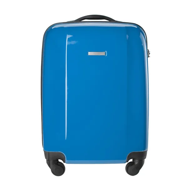 VERONA PC and ABS trolley  cobalt blue