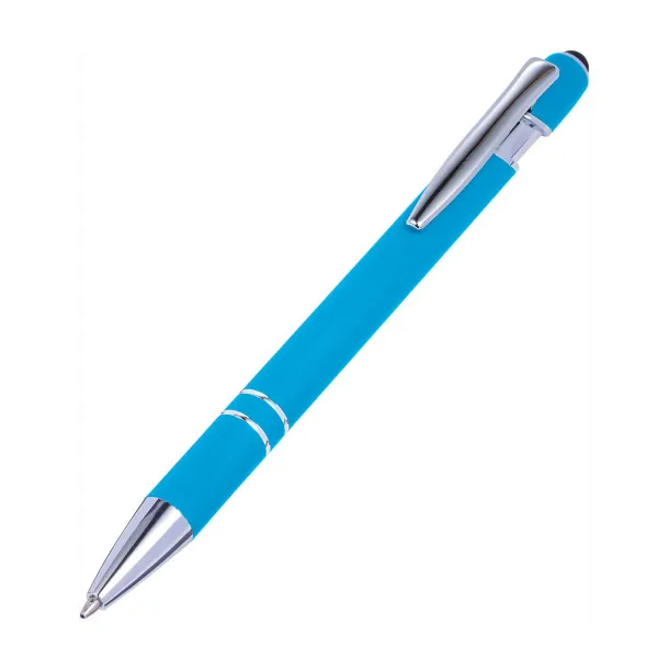 PRIMO aluminijska touch kemijska olovka light blue