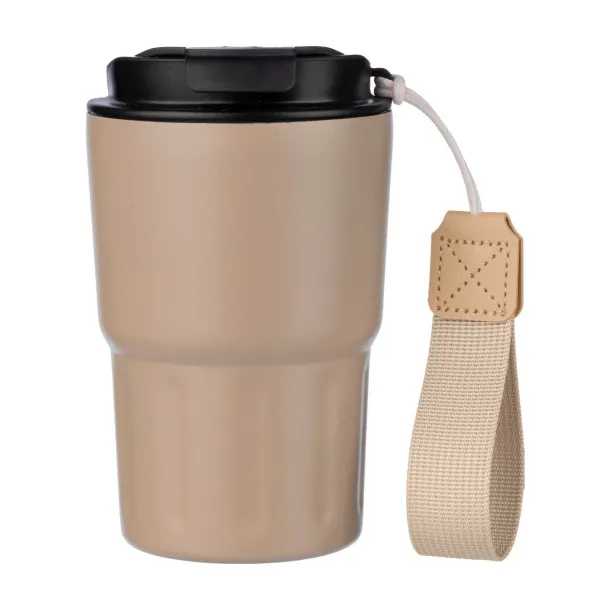  LOUISA šalica s dvostrukim stijenkama od nehrđajućeg čelika, 320 ml beige