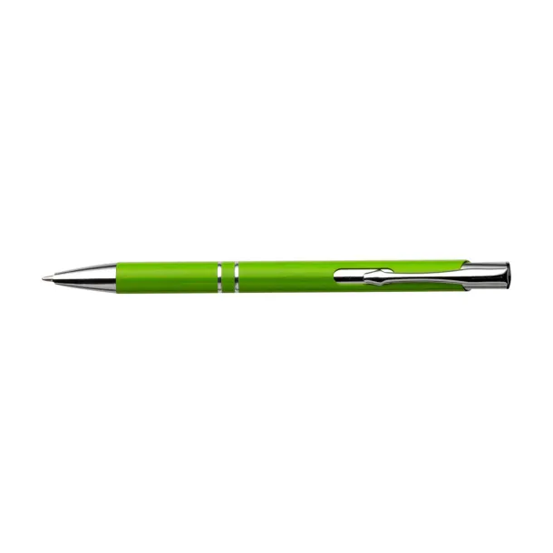 Kamari kemijska olovka od recikliranog aluminija light green