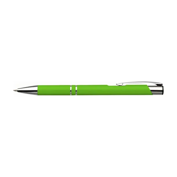 Kamari kemijska olovka od recikliranog aluminija light green