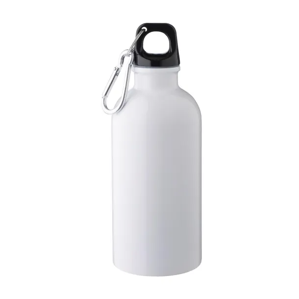 Sable jednoslojna boca od recikliranog nehrđajućeg čelika, 400 ml Bijela