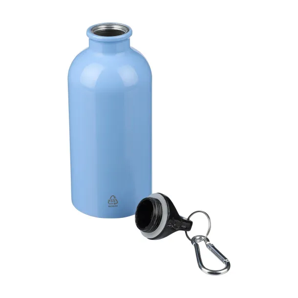 Sable jednoslojna boca od recikliranog nehrđajućeg čelika, 400 ml light blue