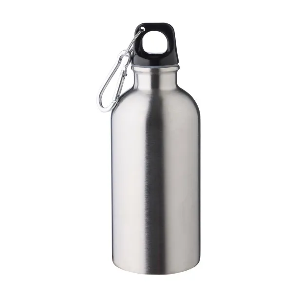 Sable jednoslojna boca od recikliranog nehrđajućeg čelika, 400 ml Srebrna