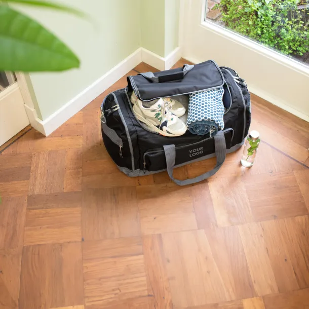  LORENZO Polyester (600D) sports bag Crna