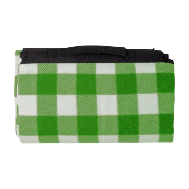 Vesper rPET sklopiva deka od polarnog flisa light green