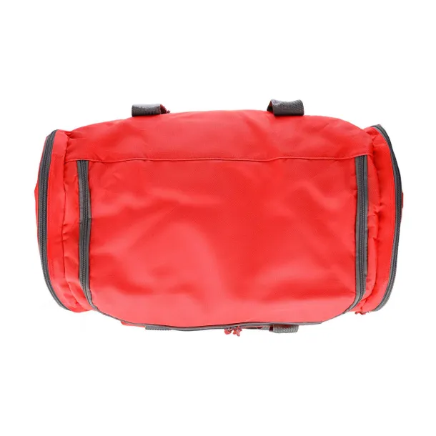  LORENZO Polyester (600D) sports bag Crvena