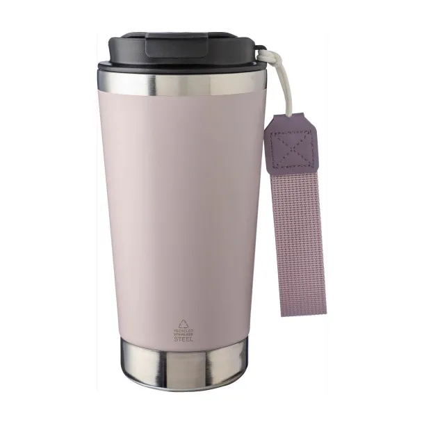 Kayla Šalica za piće s dvije stijenke od recikliranog nehrđajućeg čelika, 500 ml pastel pink
