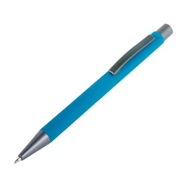 EMMETT Aluminium ballpen light blue