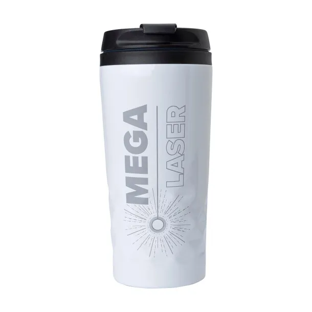 LORRAINE termo šalica od nehrđajućeg čelika, 300 ml Bijela