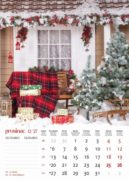  "VRTOVI" color calendar Color