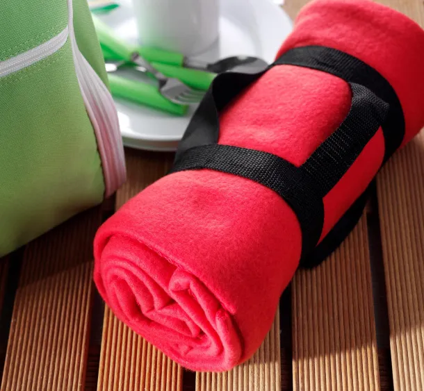 Polar fleece (170-180 gr/m²) blanket Nora Crvena
