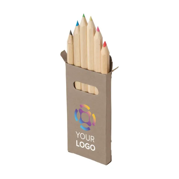  Wooden pencil set Gigi grey