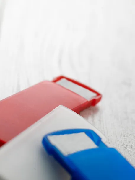 POCKET Plastic case with plasters cobalt blue