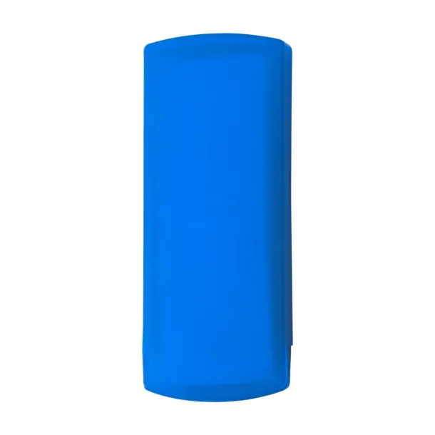 POCKET Plastic case with plasters cobalt blue