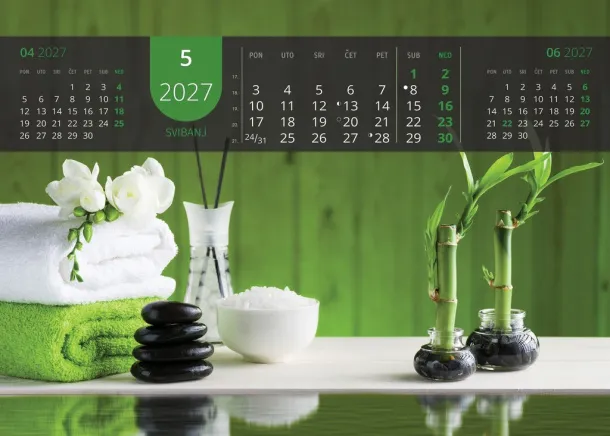  "JUST RELAX" color calendar Color