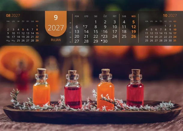  "JUST RELAX" color calendar Color