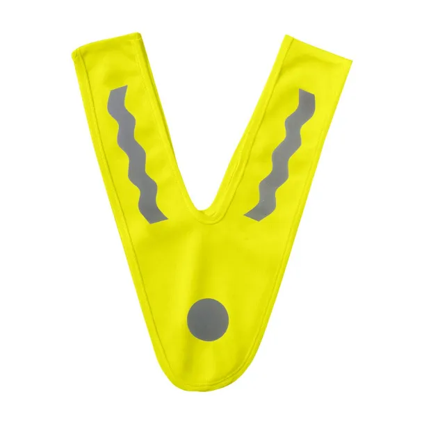 Cassidy Polyester (75D) safety vest  Žuta