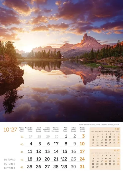  "VRHOVI SVIJETA" color kalendar Color
