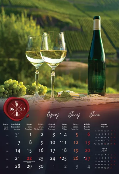  "VINO" color calendar Color