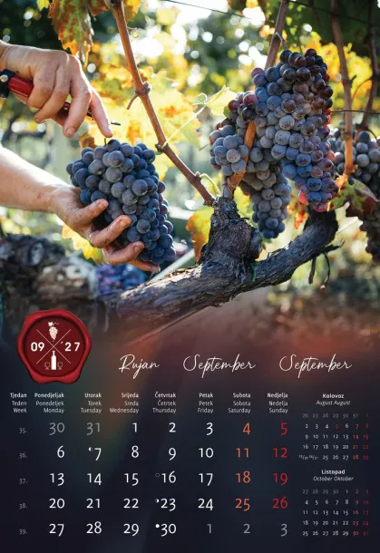 "VINO" color calendar Color
