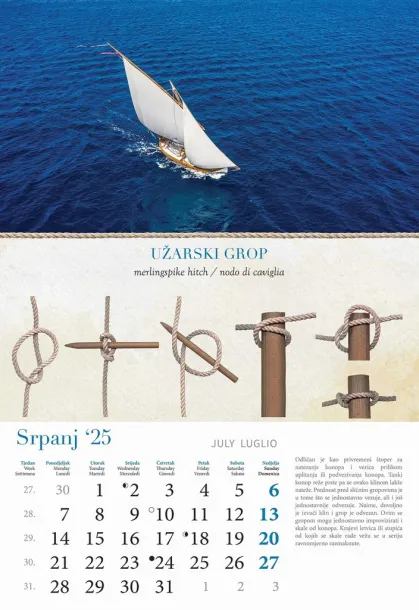  "GROPOVI" color calendar Color